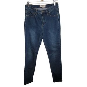Free People high rise/waist skinny denim jeans size 26